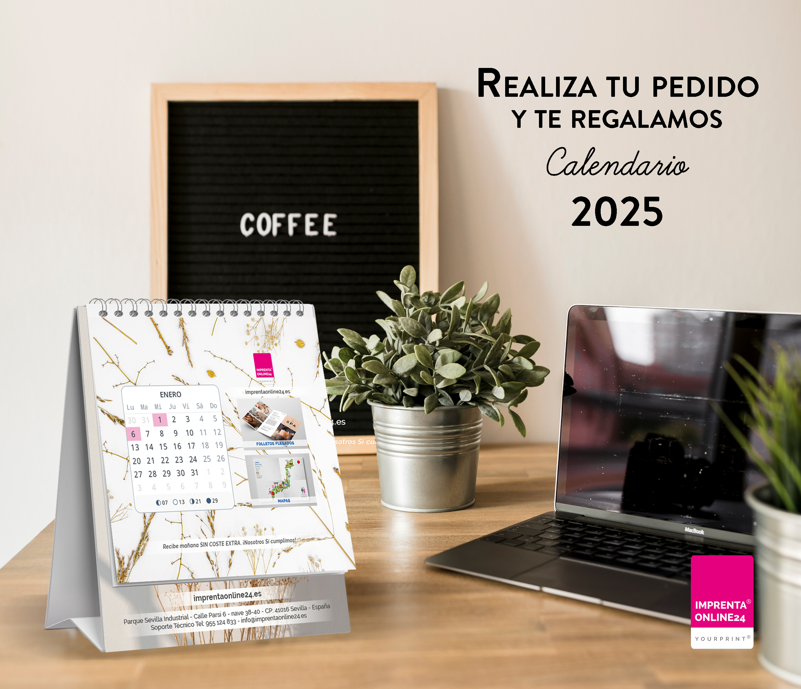 Te regalamos una agenda con tu pedido