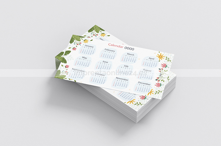 Imprimir Calendario de Bolsillo