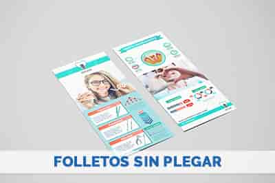 Imprimir Folletos sin plegar