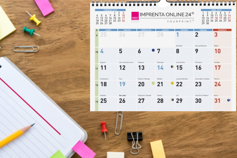 Imprimir calendarios urgentes en 24 horas Imprimir calendarios urgentes en 24 horas