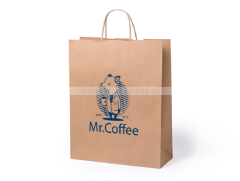 Imprenta bolsas kraft con logo Bolsas de papel