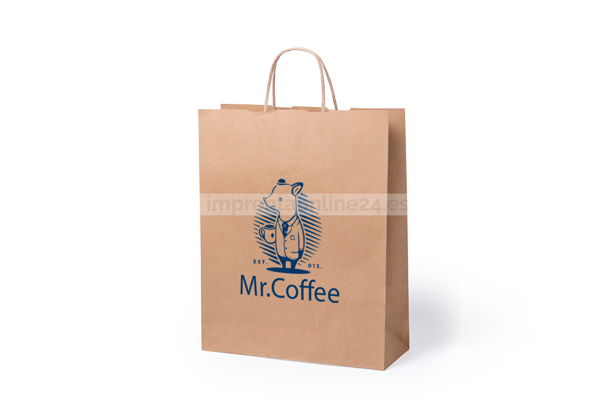 Impresión bolsas kraft con logo Bolsas de papel