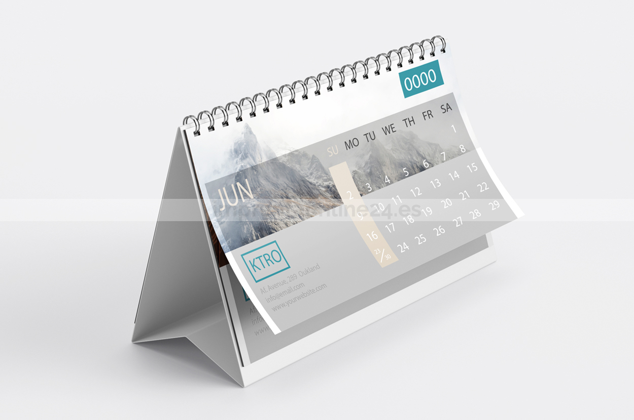 Impresión Calendario de Mesa