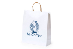 Imprimir Bolsas de papel blancas personalizadas Imprimir Bolsas de papel blancas personalizadas